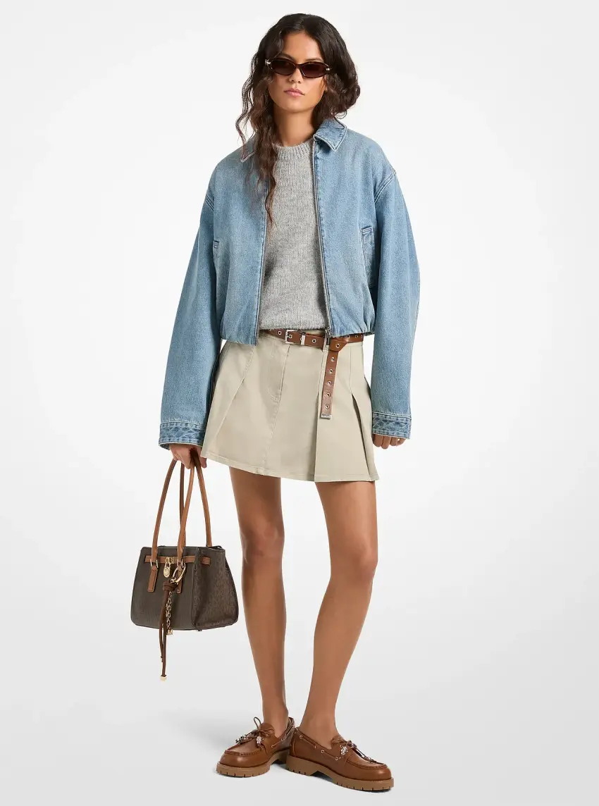 Denim Bomber Jacket