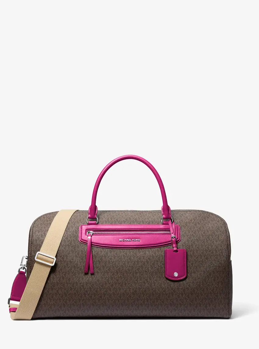 Jet Set Travel Extra-Large Signature Logo Weekender Bag